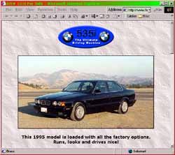 BMW For Sale web site